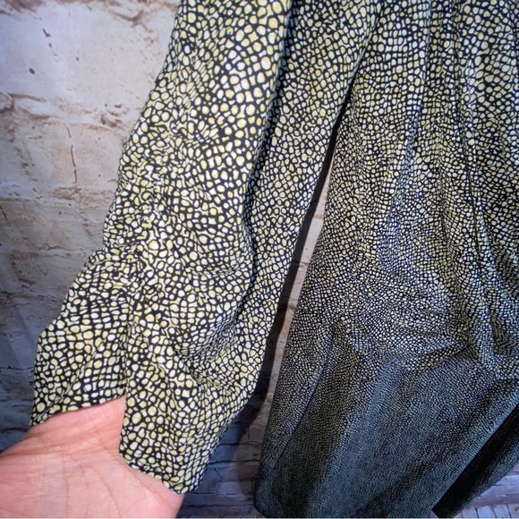 Hobbs London Dotted Silk Faux Wrap Dress Size 10 - Picture 3 of 8